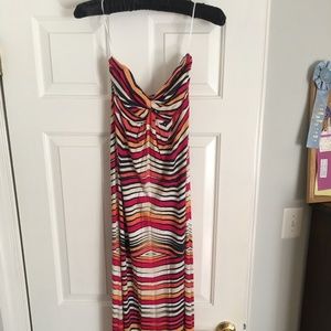 NWT South Moon Under strapless maxi dress XS